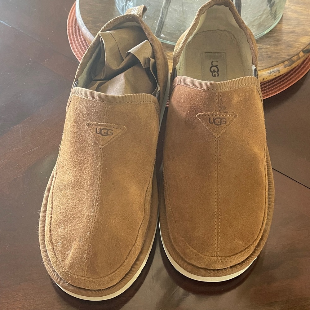 UGG Men's Tan Suede Loafers size 11